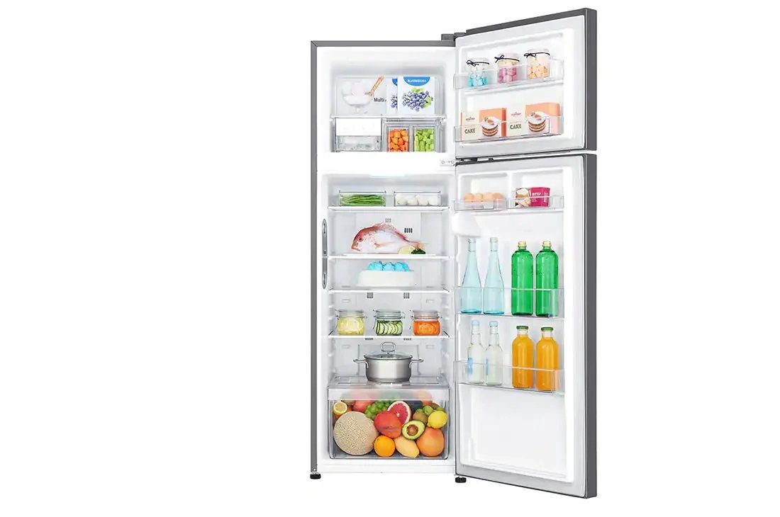 LG GN Double Door Smart Inverter Tech Refrigerator- Silver