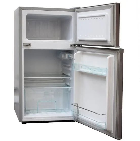 ADH 130 Liters Double Door Refrigerator – Silver