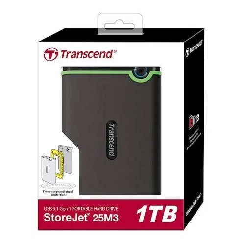 Transcend 1TB External Drive "Iron Gray/Millitary Green"