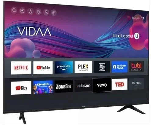 Hisense 43 inch UHD 4K Premium A6 Series Bluetooth, Frameless Smart TV – Black