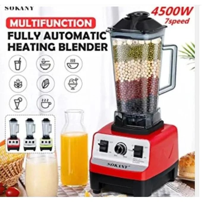2L 4500W Multipurpose Commercial Blender Smoothie Food Processor Mixer Juicer Ice Crush Coffee Grinder-Red, White,Green