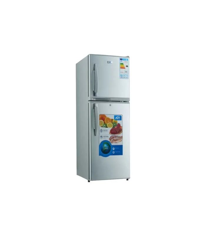 ADH 178L Double Door Refrigerator - Silver