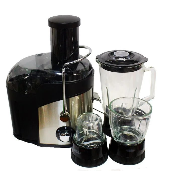 Vogati 4 in 1 Glass Juicer & Blender - Black