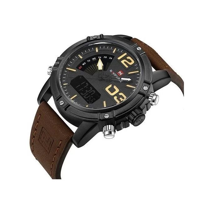 Watch For Men Analog-Digital - Brown