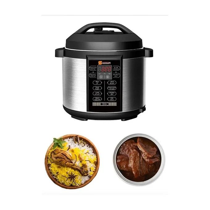 Sayona Espress Pot Digital Pressure Cooker/Rice Cooker 6liters -Black