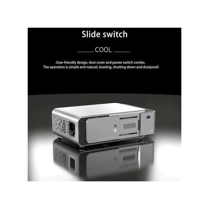 Projector 3000Lumens Max 200 "HD Large Screen HDMI USB VGA SD - Multi