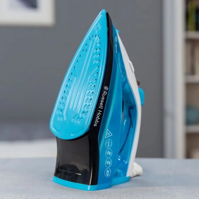 Russel Soleplate Steam Iron Box - Blue