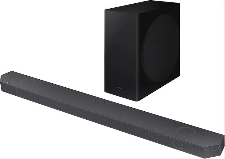 SAMSUNG HW-Q800B 5.1.2ch Soundbar w/ Wireless Dolby Atmos, DTS:X, Q Symphony, SpaceFit Sound, Built In Voice Assistant, AirPlay 2, Game Pro Mode, Tap Sound