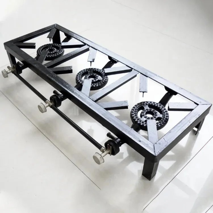 Commercial 3 Burner Gas Stove – Triple