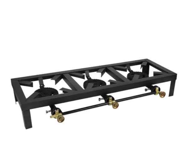 Commercial 3 Burner Gas Stove – Triple