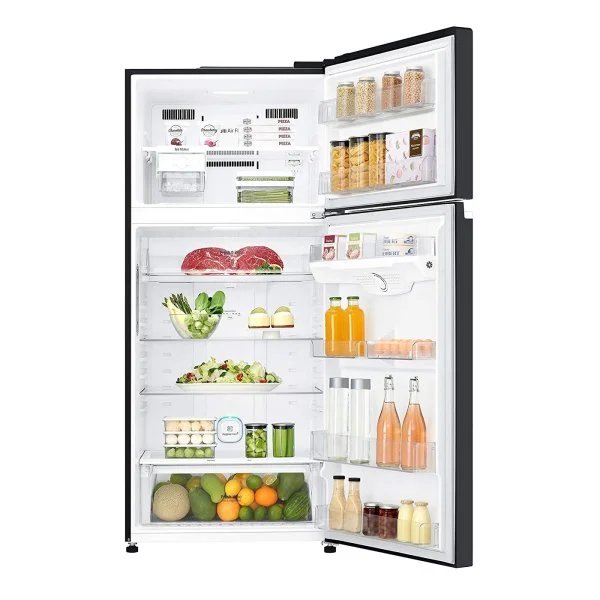 LG 547L Top Freezer Fridge in Black | GN-C702SGGM