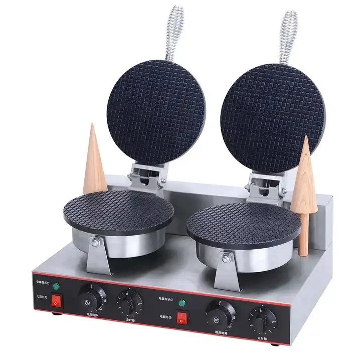 Commercial Waffle Cone Maker Machine – Double
