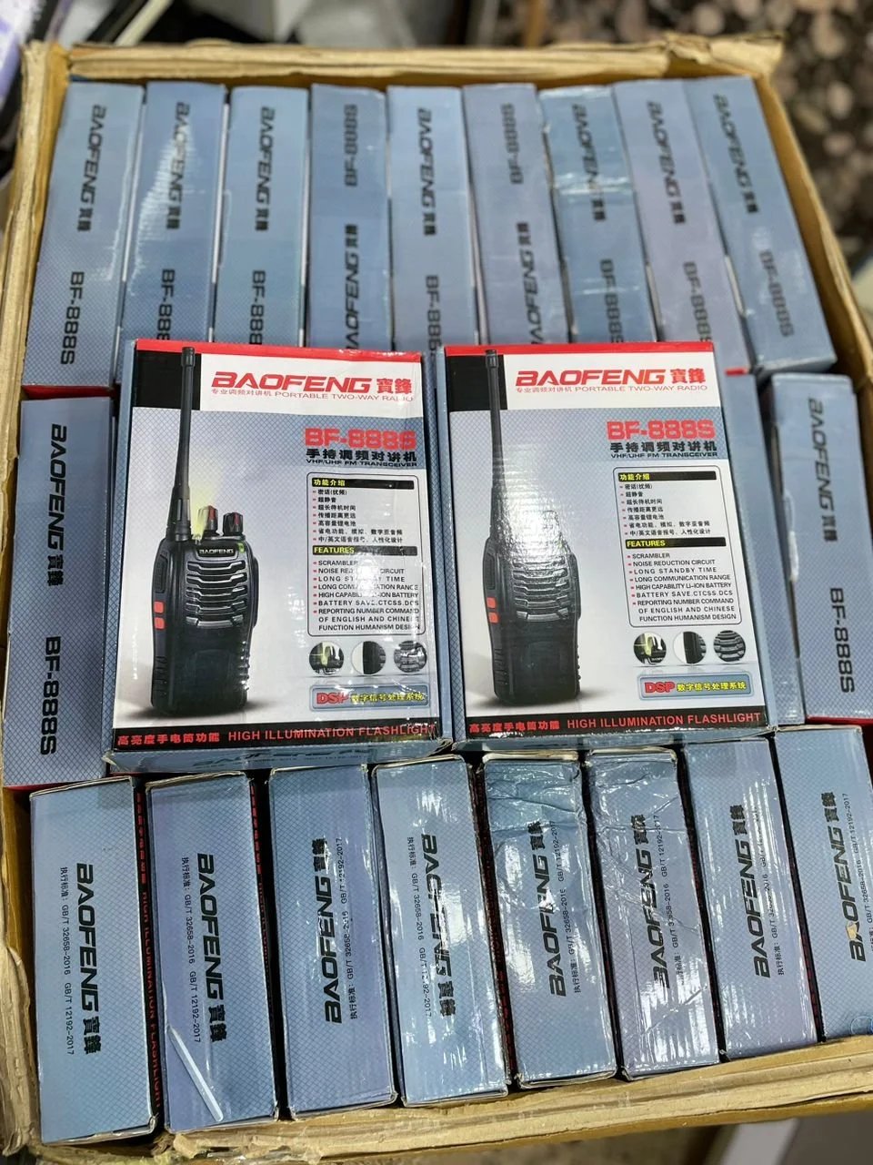 Baofeng 888s License Free Walkie Talkie(Range Upto 2km), Size: Pocket Size