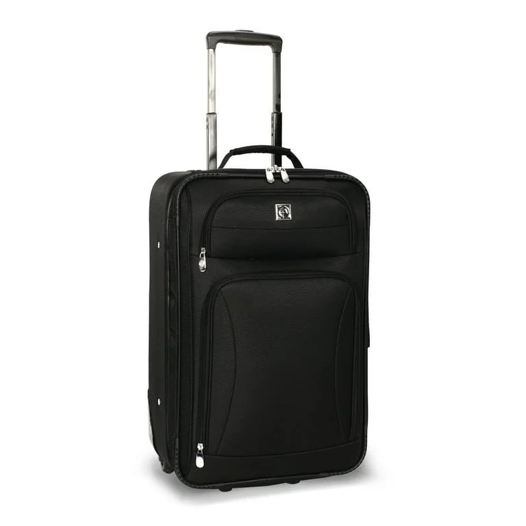 Germlin large travel bag ,luggage 2 wheel black bag.