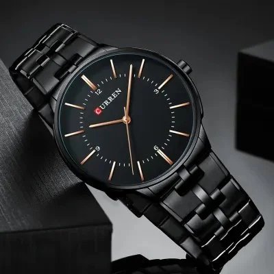 CURREN 8321 Men's Stainless Steel Casual Fashionable Analog Wristwatch