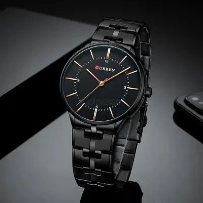 CURREN 8321 Men's Stainless Steel Casual Fashionable Analog Wristwatch