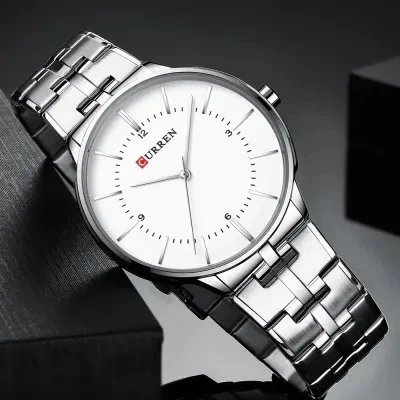 CURREN CURREN 8321 unisex Stainless Steel Casual Fashionable Analog Wristwatch