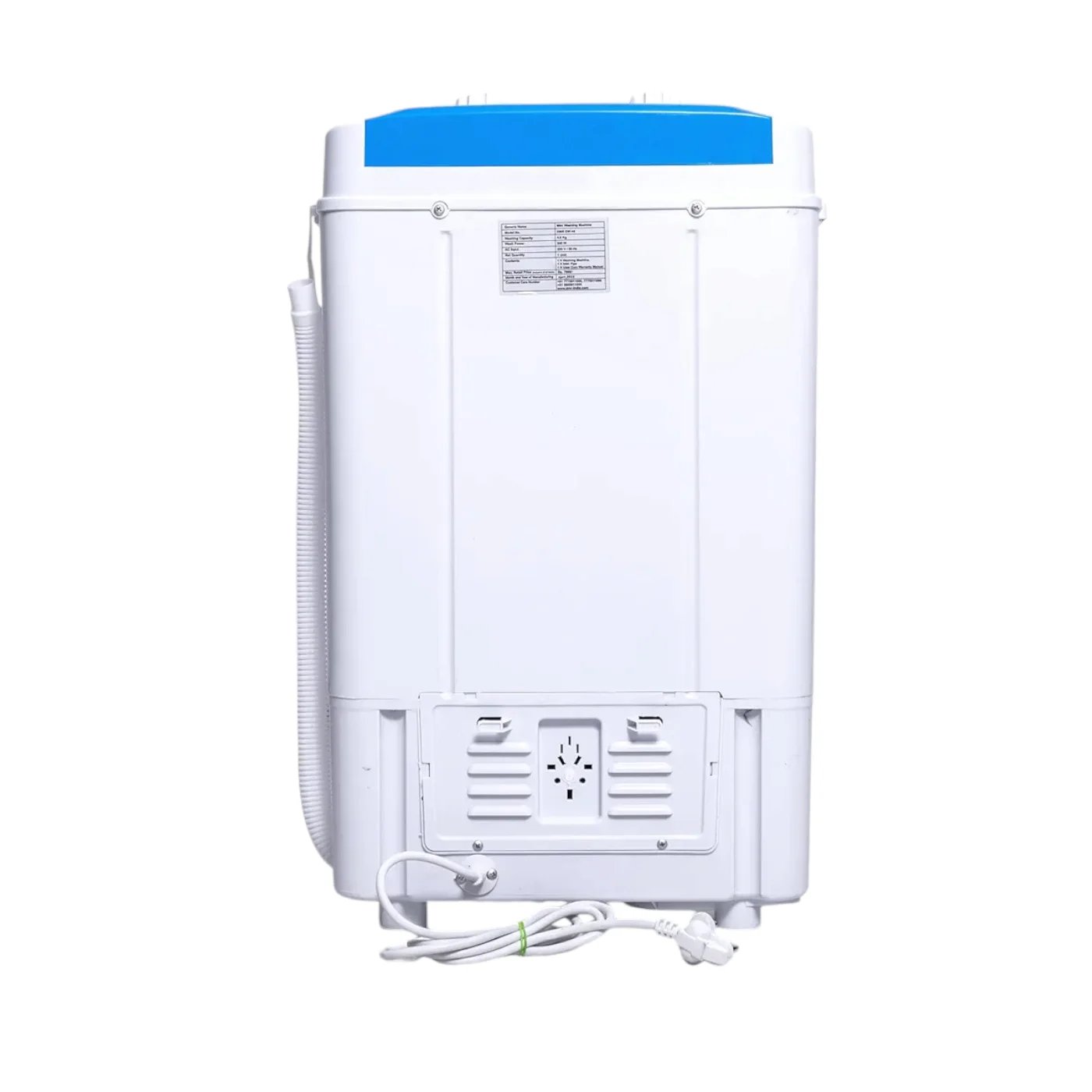WILLY 4.6kg Portable Washing Machine 4 star - Only Washer (No Dryer) 