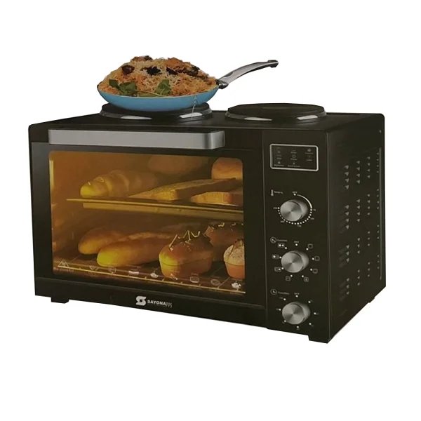 Sayona Electric Oven with Hotplates SO4368 35 Litres