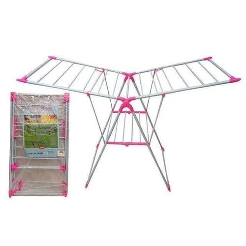 Foldable cloth dryer stand (Pink)