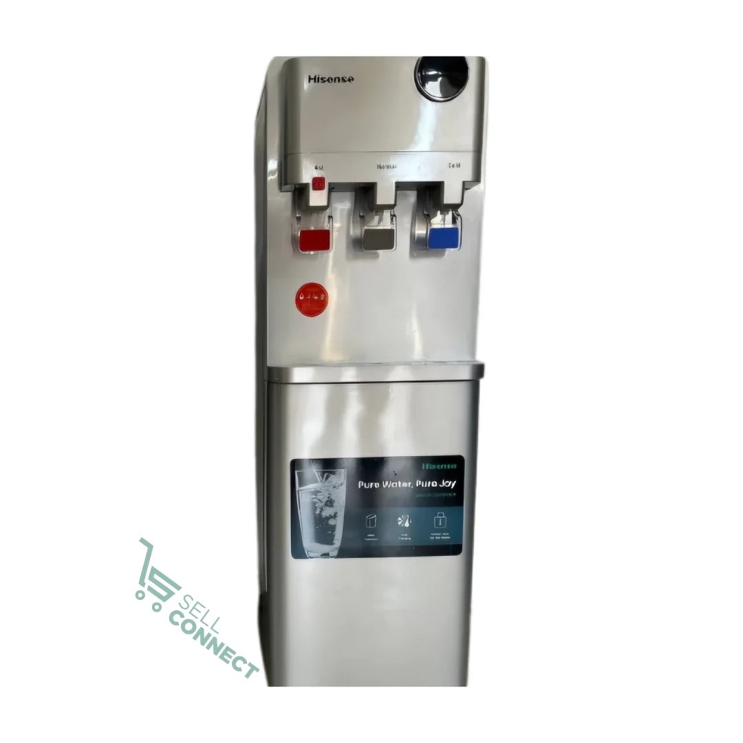 Hisense Water Dispenser, 3 Taps, Hot, Cold & Normal, Display Lamp, 12L Storage Cabinet, H96WDTS3S2