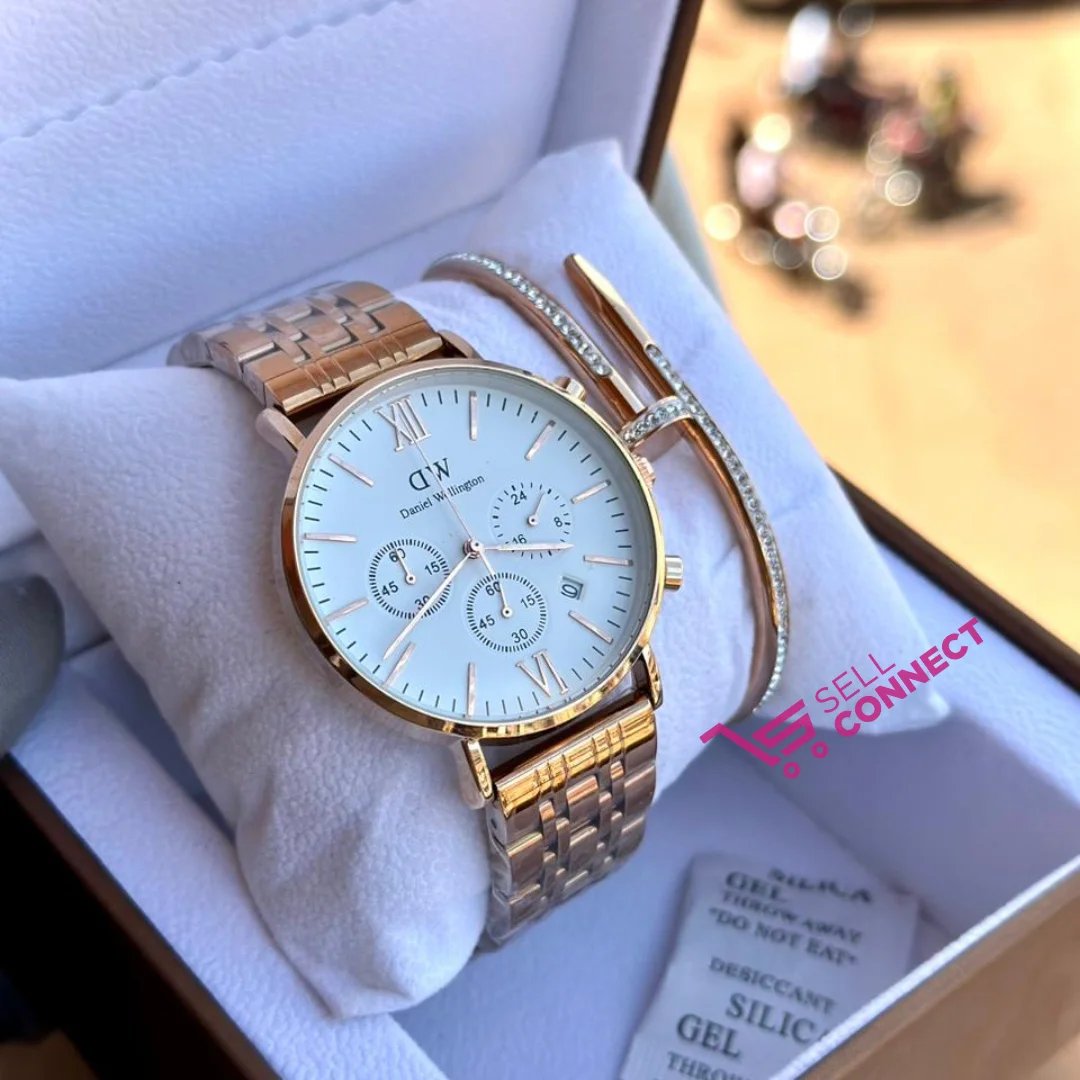 Men's DW stainless steel watch