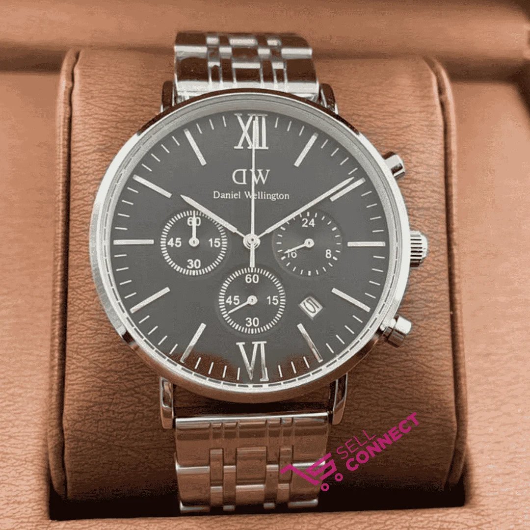 Silver DW men's watch