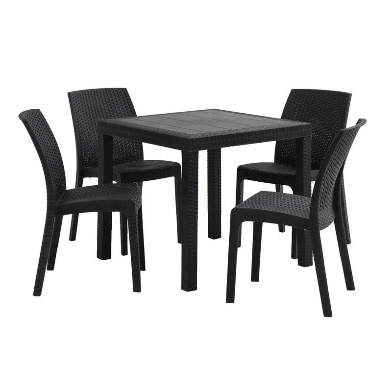 Classic plastic dining table set.
