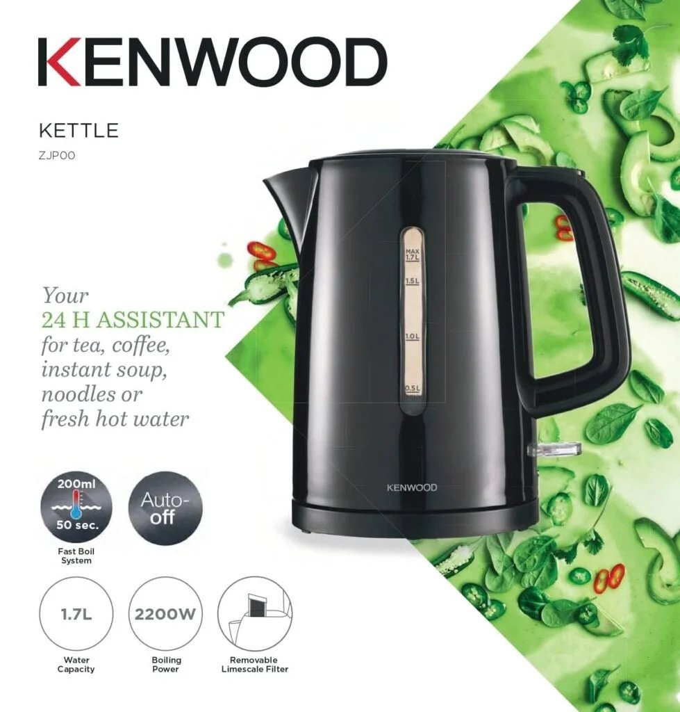 Kenwood Cordless Electric Kettle 1.7L ZJP00