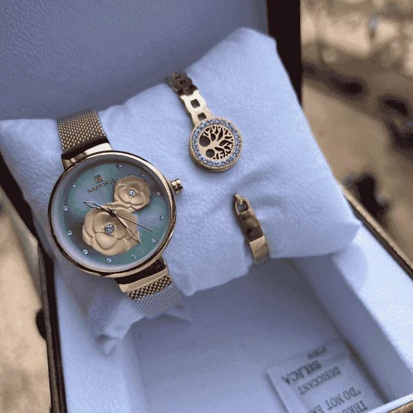Naviforce ladies gift watch set