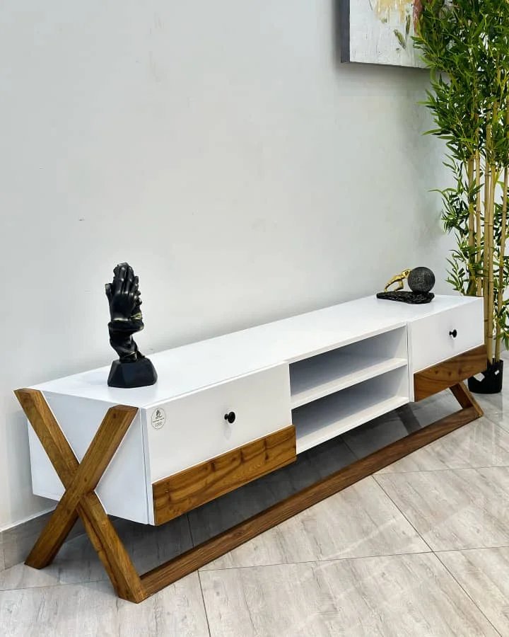 Classic modern wooden TV stand