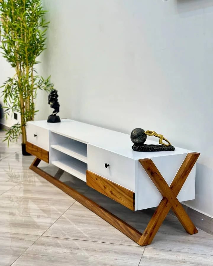 Classic modern wooden TV stand