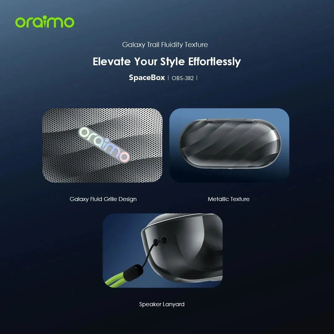 Oraimo SpaceBox 8W FM Wireless Speaker