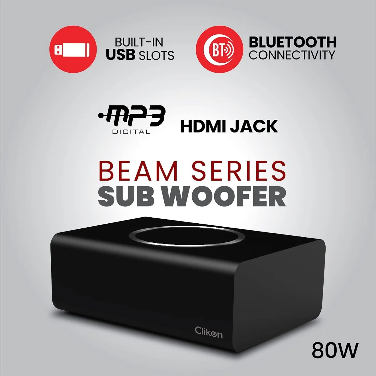 Clikon CK855 Beam Series Soundbar 2.0 Wireless Bluetooth Speaker