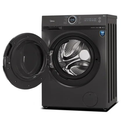 Midea 10kg Front Loader Washing Machine Inverter 1400rpm – Titanium