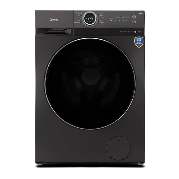Midea 10kg Front Loader Washing Machine Inverter 1400rpm – Titanium