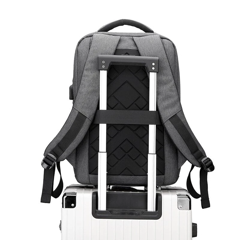 Mens Backpacks Multifunctional Waterproof Bag USB Charging Laptop bag | Male Business Travel Bagpack