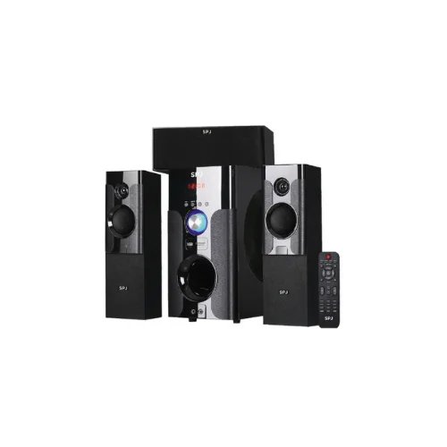 SPJ SS-3001T 3.1 Channel Bluetooth Speaker System – 80W, Black