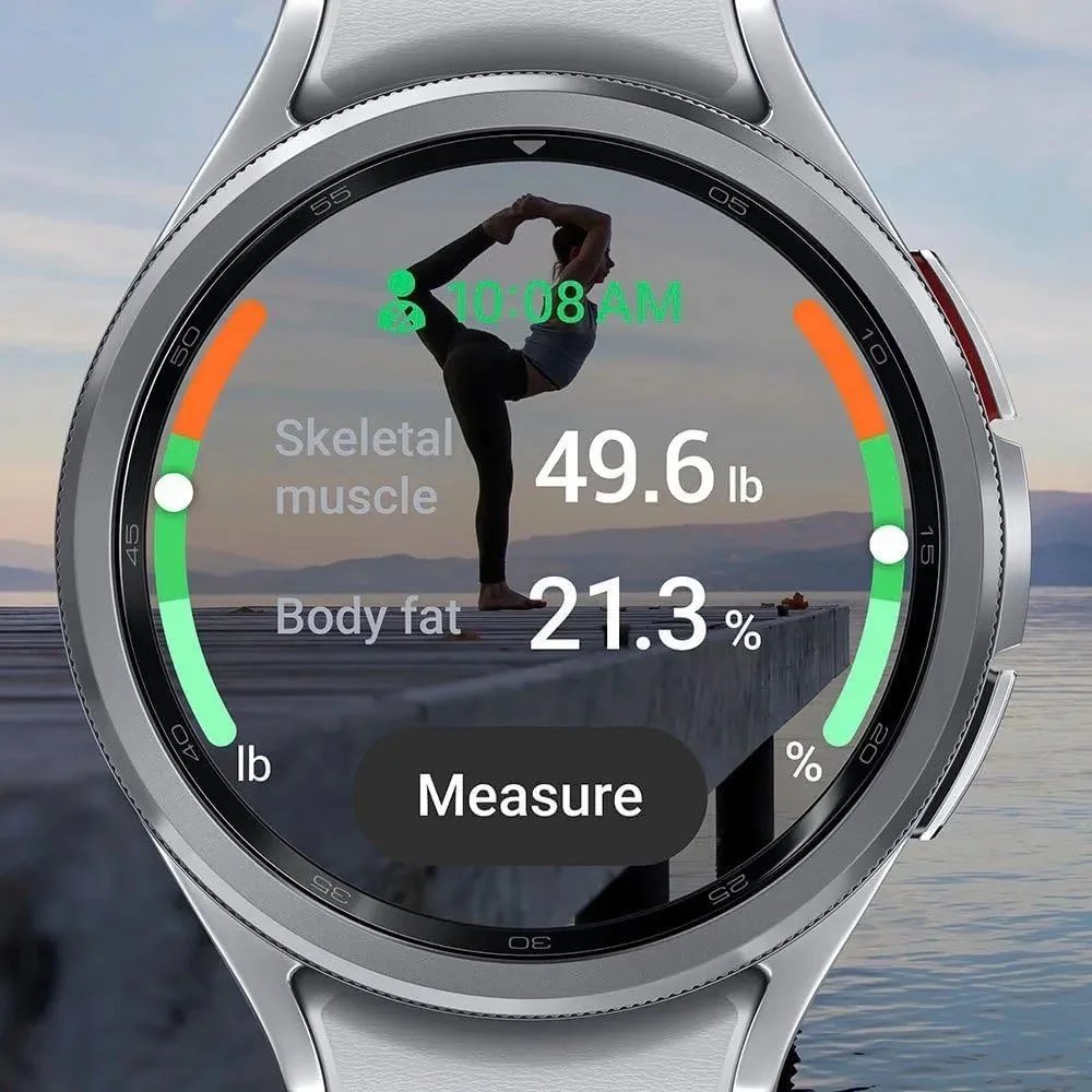 SAMSUNG Galaxy Watch 6 Classic 47mm Stainless-Steel Smartwatch w/Fitness Tracker, Heart Monitor, BIA Sensor, Bluetooth – Black