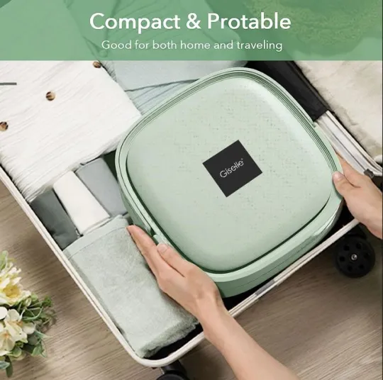Machine with Spinner, Ultrasonic Turbine Washing Machine, Portable Turbo Washer for Travel, Foldable Bucket Type Laundry Clothes Washer, Lightweight Collapsible Bucket Washing Machine