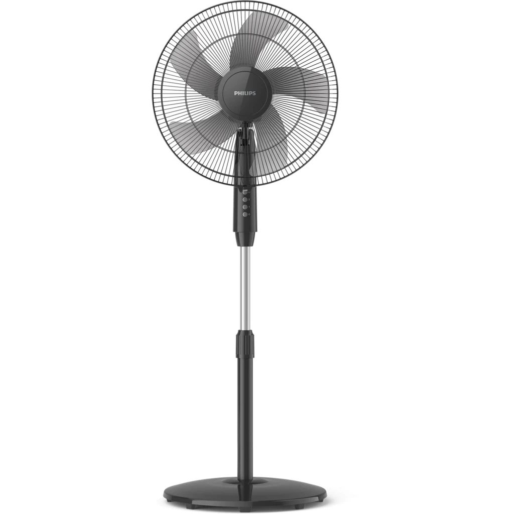 Philips Series 600 Pedestal Fan ACP620/01, Powerful Cooling, Black.