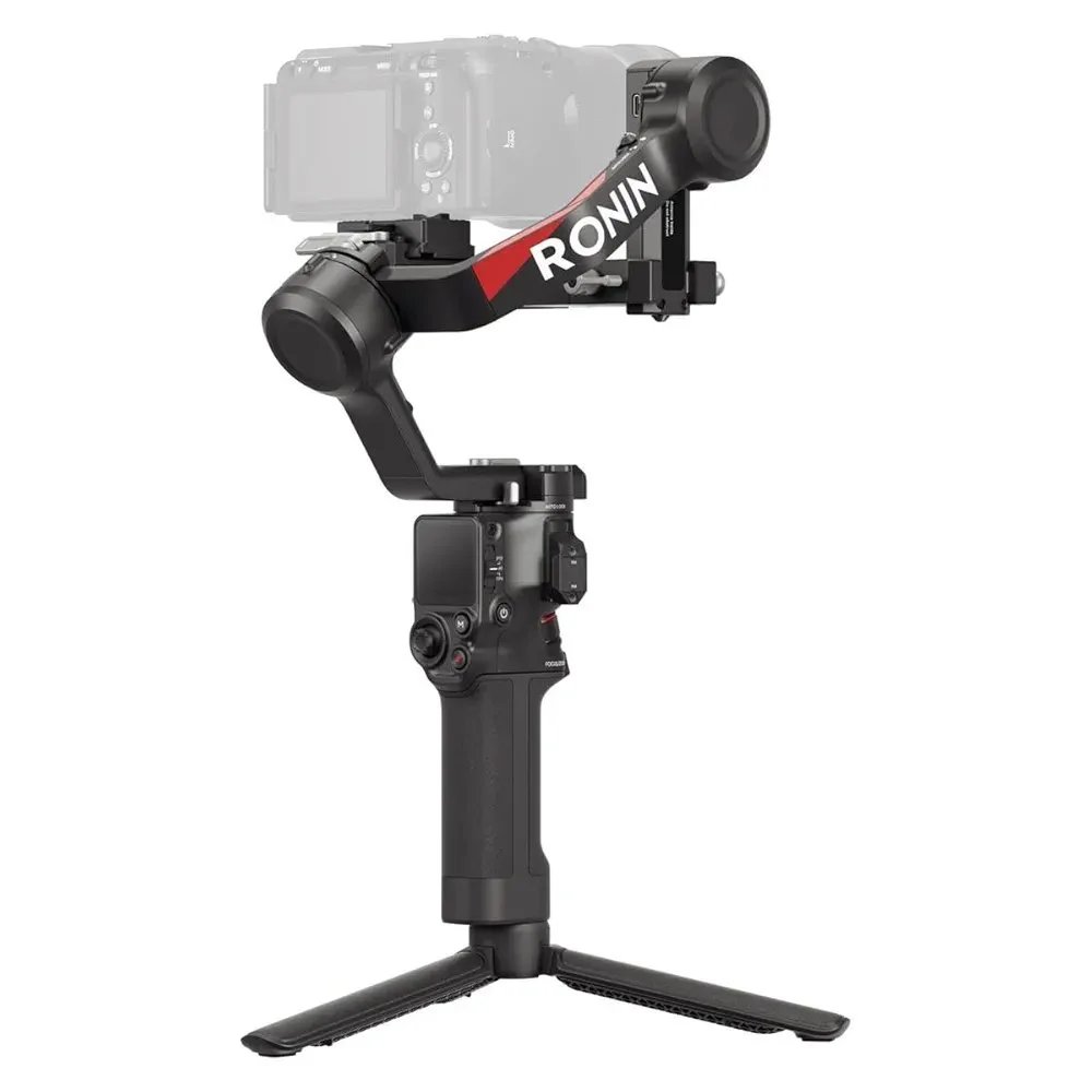 DJI RS4 3Axis Gimbal Stabilizer for DSLR and Mirrorless Cameras Canon/Sony/Panasonic/Nikon/Fujifilm, 2nd-Gen Native Vertical Shooting, 2-Mode Switch Joystick, Teflon Axis Arms, Camera Gimbal