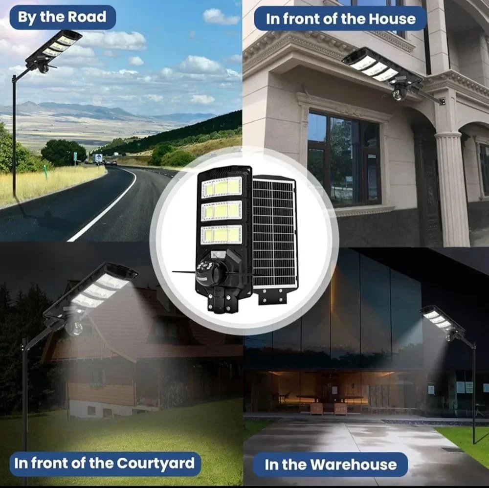 AXM 450W Ai Solar Camera with Street Light All in One Water-Proof with Remote Control