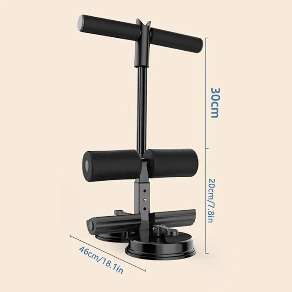Portable Adjustable Sit up Exercise Equipment, Dual Suction Cup Core Exercise Ab Machine, Abdominal Muscles Full Body Training for Abs Home Gym Exercise