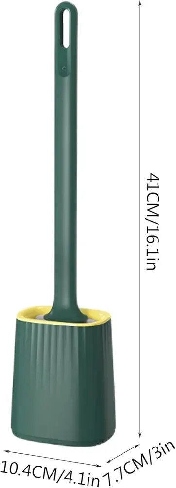 Toilet Brush and Container Toilet Brush with Quick Drying Holder Toilet Brush with Flexible Bristles and Holder Wall Mounted Toilet Brushes for Bathroom and Toilet