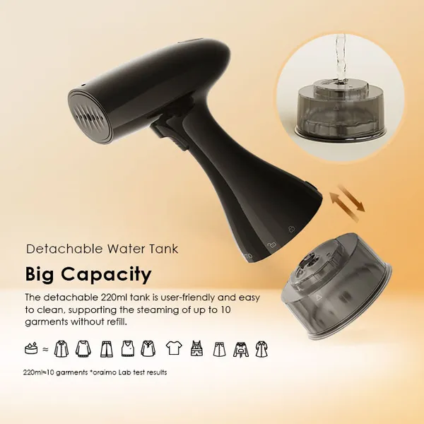 oraimo SmartSteamer 1500W Handheld Garment Steamer