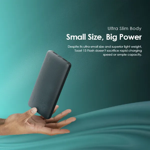 oraimo Toast 15 Flash 10000mAh Fast Charging Power Bank