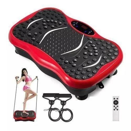 Whole Body Vibration Platform Machine with Resistance Bands & Remote - Multicolor