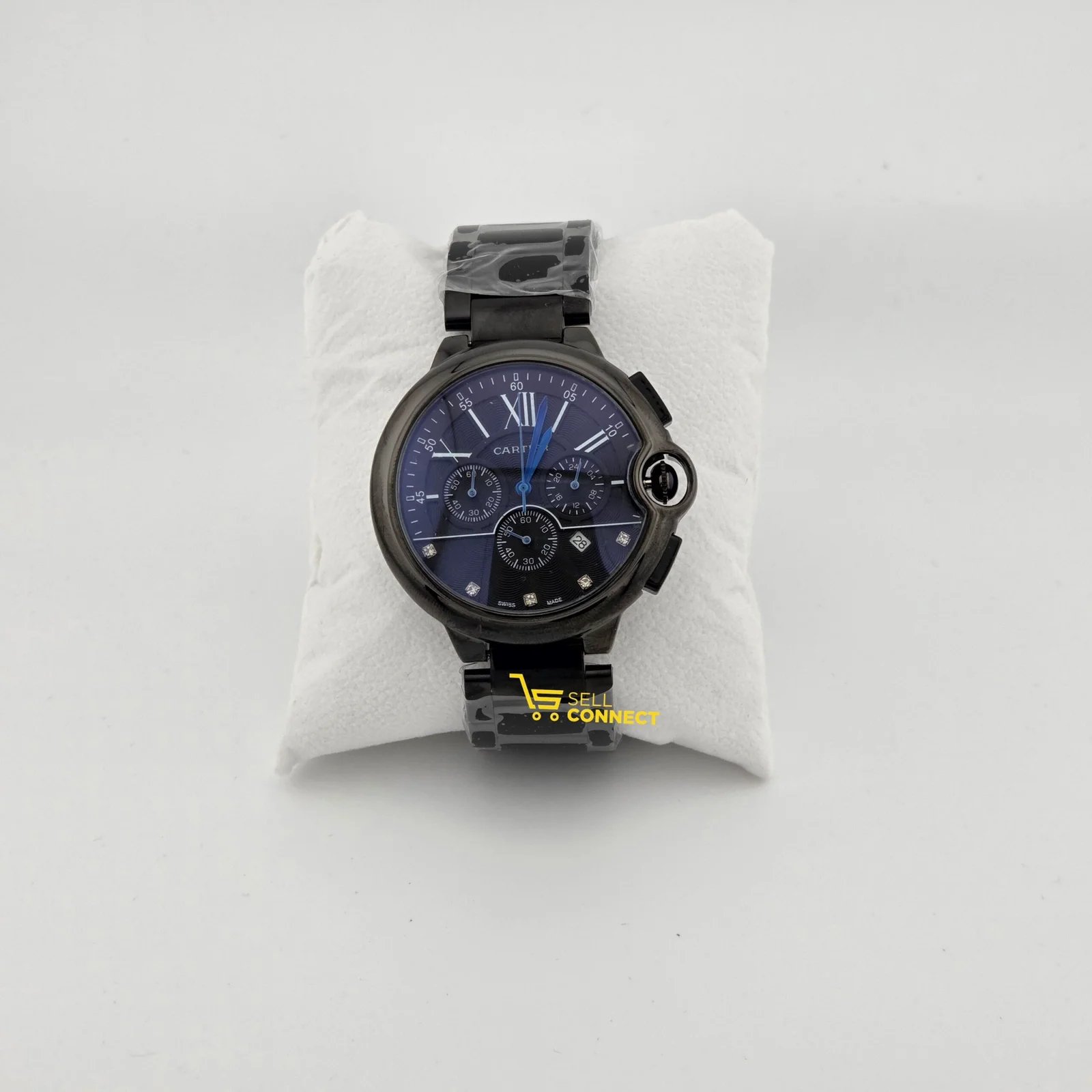 Men's Analog metallic strap