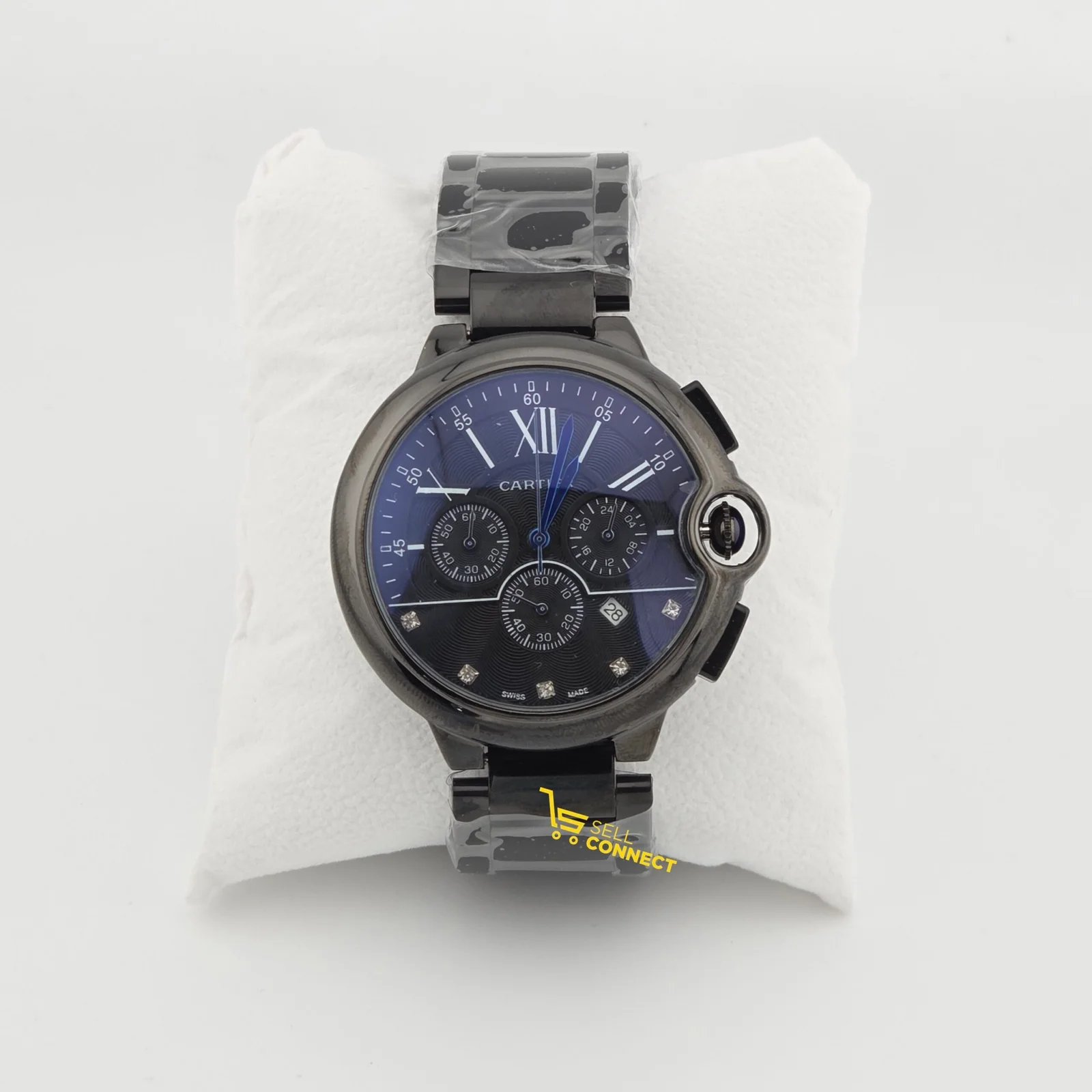 Men's Analog metallic strap